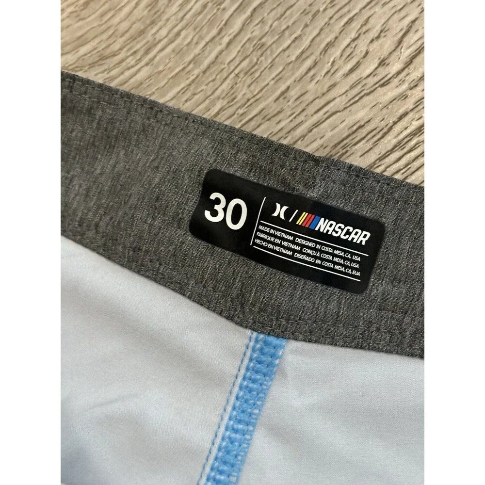 Hurley x Nascar Mens Phantom‎ Eco Nascar Racetrack Board Shorts Swim Size 30